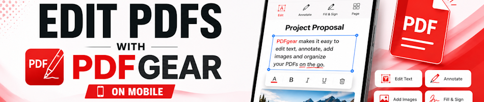How to Edit PDFs with PDFgear on Mobile