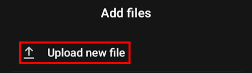 ChatGPT upload new file